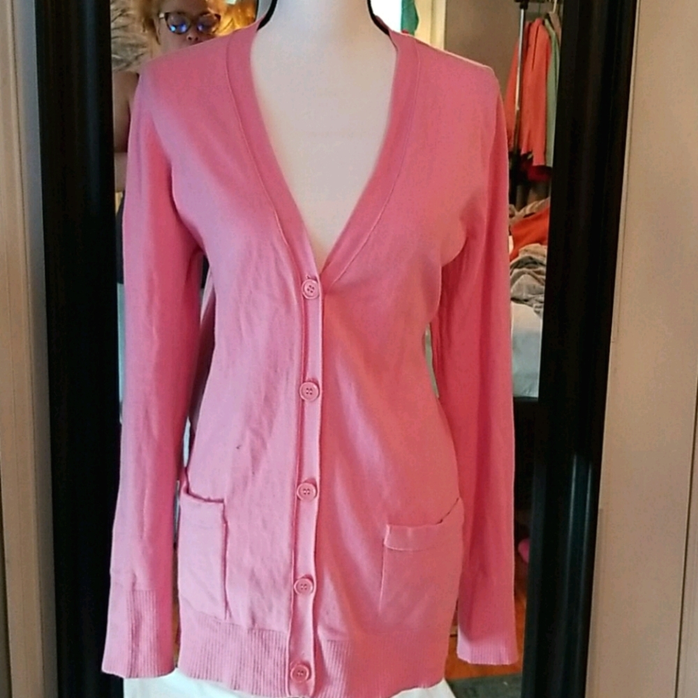 3/25$ FADED GLORY BUTTON DOWN CARDIGAN